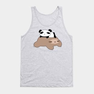 Little Panda and Sloth Tank Top